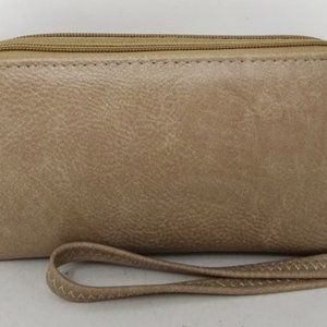 Brand New Woman's Double Zipper Wallet or Wristlet